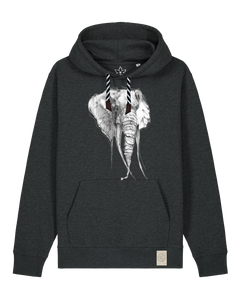 bio-unisex-medium fit-hoodie-elefant-stsu177-elephant-sw kordel-front
