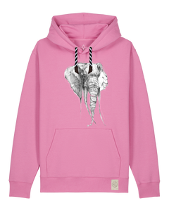 bio-unisex-medium fit-hoodie-elefant-stsu177-kaugummi-sw kordel-front