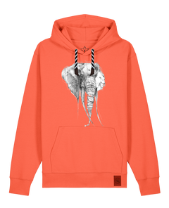 bio-unisex-medium fit-hoodie-elefant-stsu177-mandarine-sw kordel-front