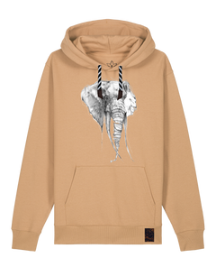 bio-unisex-medium fit-hoodie-elefant-stsu177-meersand-sw kordel-front