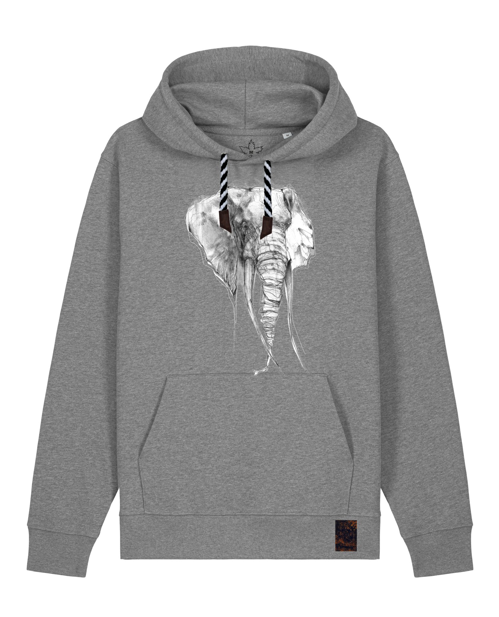 bio-unisex-medium fit-hoodie-elefant-stsu177-opossum-sw kordel-front
