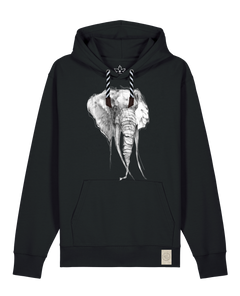 bio-unisex-medium fit-hoodie-elefant-stsu177-schwarz-sw kordel-front