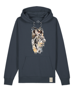bio-unisex-medium fit-hoodie-eule-stsu177-blaubeernacht-sw kordel-front