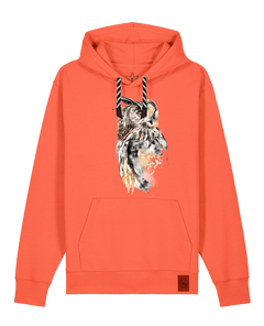 bio-unisex-medium fit-hoodie-eule-stsu177-mandarine-sw kordel-front