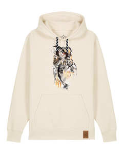 bio-unisex-medium fit-hoodie-eule-stsu177-natur-sw kordel-front