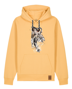 bio-unisex-medium fit-hoodie-eule-stsu177-senfkorn-sw kordel-front