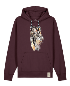 bio-unisex-medium fit-hoodie-eule-stsu177-zartbitter-sw kordel-front