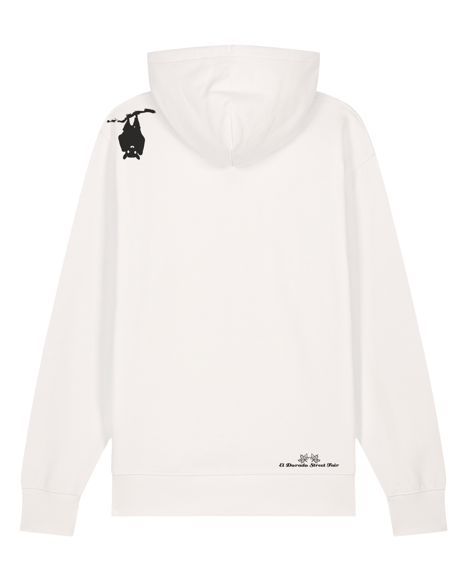 bio-unisex-medium fit-hoodie-fledermaus-stsu177-bio ei-weiße kordel-back