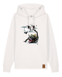 bio-unisex-medium fit-hoodie-fledermaus-stsu177-bio ei-weiße kordel-front
