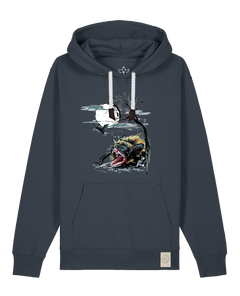 bio-unisex-medium fit-hoodie-fledermaus-stsu177-blaubeernacht-weiße kordel-front