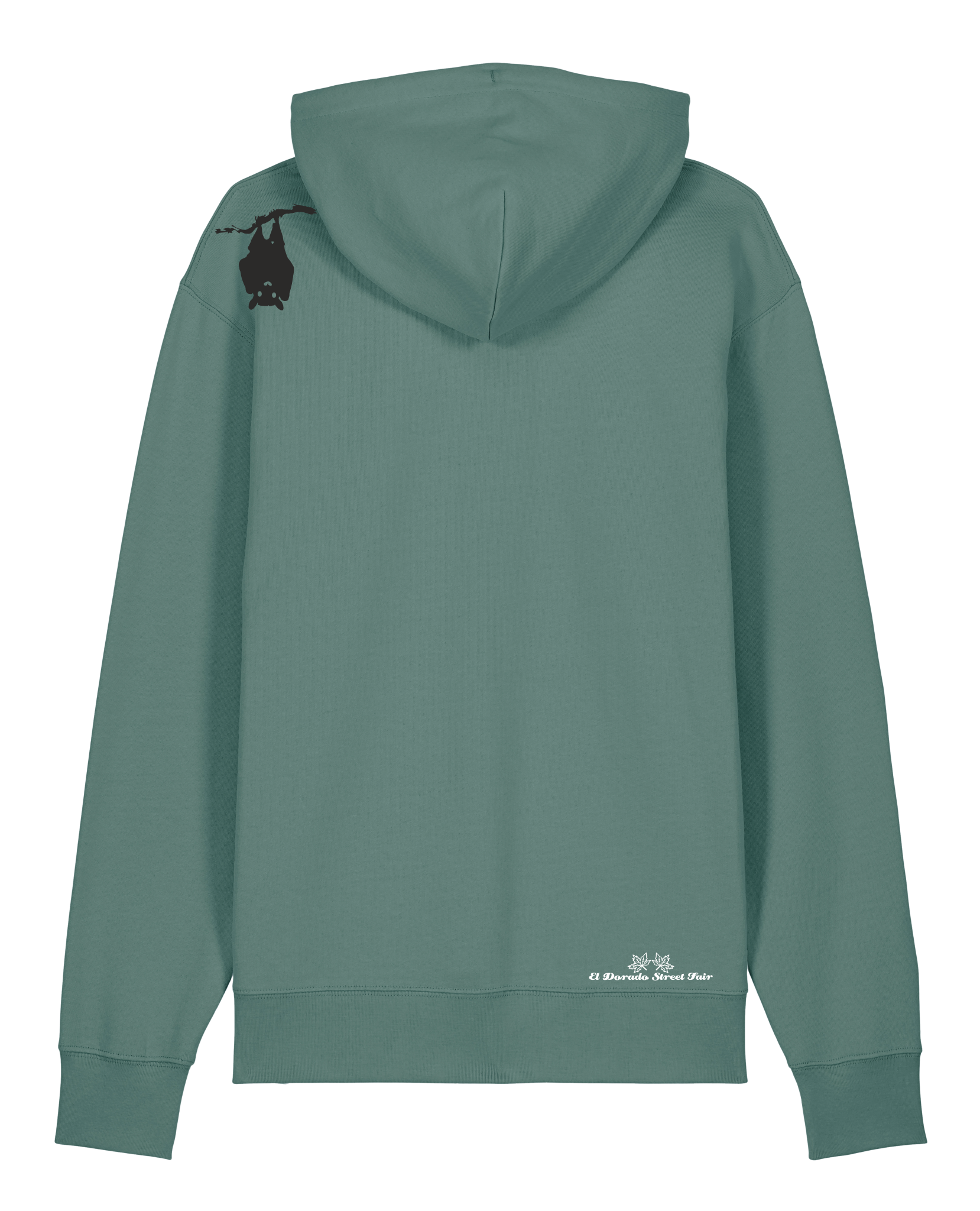 bio-unisex-medium fit-hoodie-fledermaus-stsu177-blautanne-weiße kordel-back