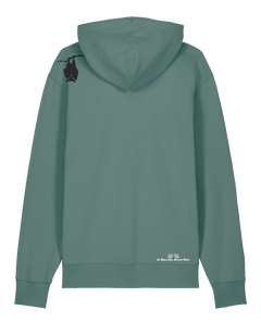 bio-unisex-medium fit-hoodie-fledermaus-stsu177-blautanne-weiße kordel-back