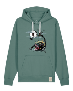 bio-unisex-medium fit-hoodie-fledermaus-stsu177-blautanne-weiße kordel-front