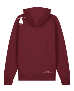 bio-unisex-medium fit-hoodie-fledermaus-stsu177-burgunder rot-weiße kordel-back