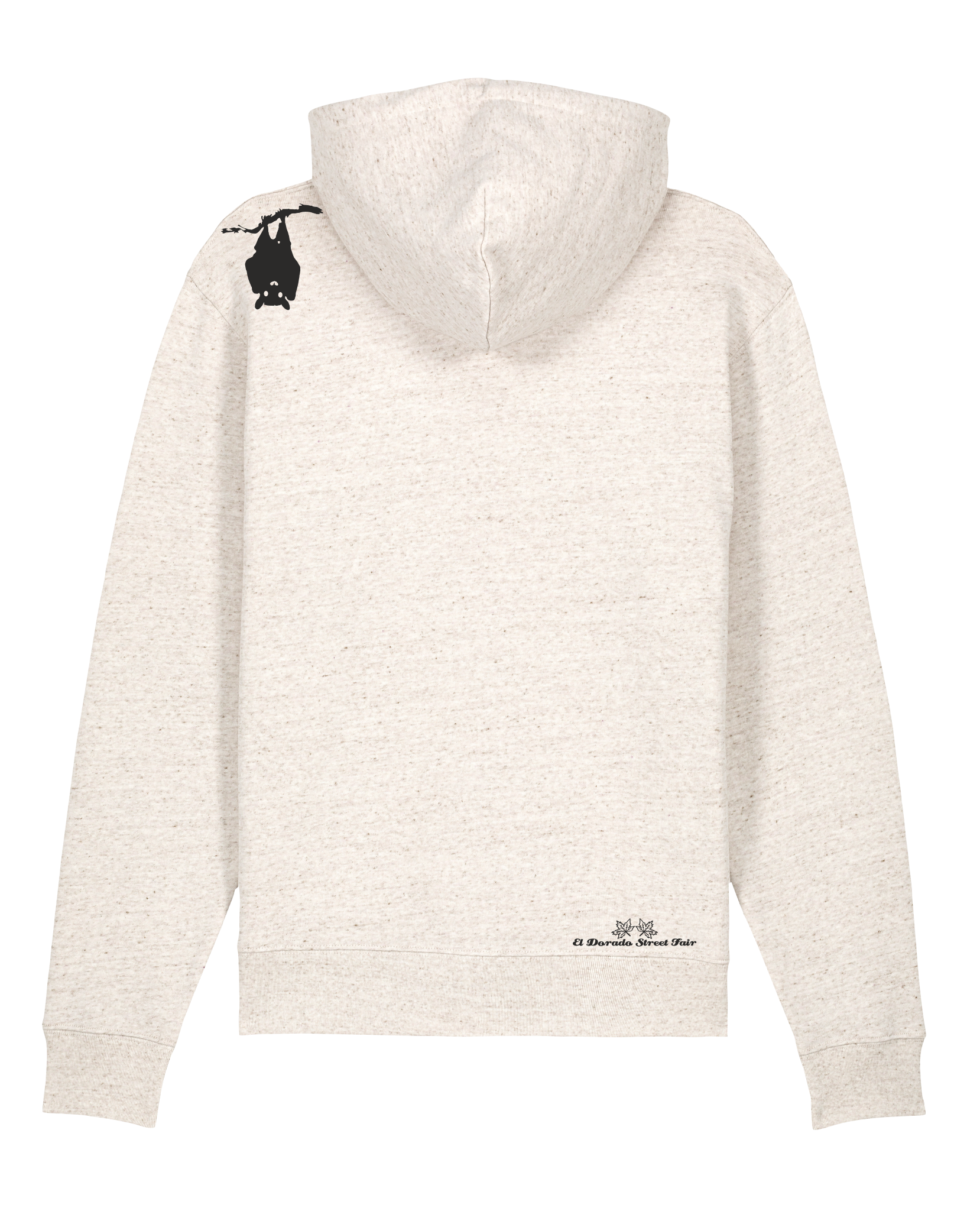 bio-unisex-medium fit-hoodie-fledermaus-stsu177-elbsandstein-weiße kordel-back