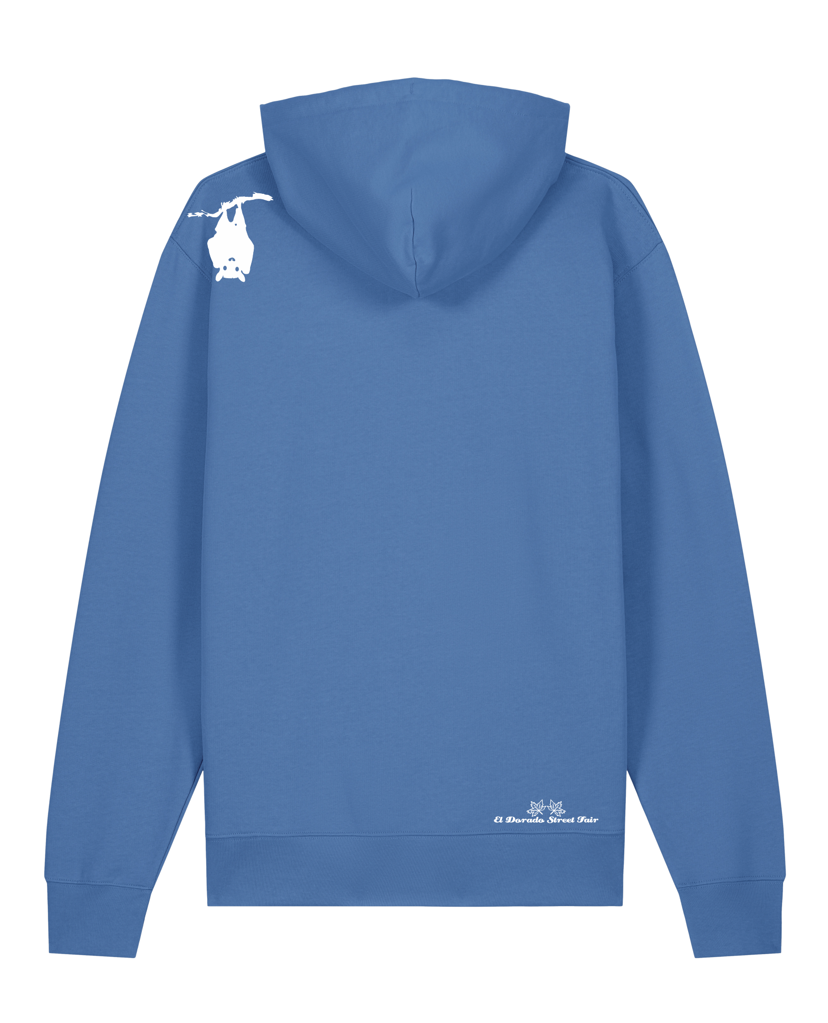 bio-unisex-medium fit-hoodie-fledermaus-stsu177-hortensie-weiße kordel-back