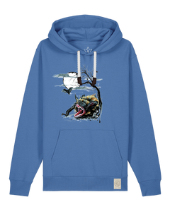 bio-unisex-medium fit-hoodie-fledermaus-stsu177-hortensie-weiße kordel-front