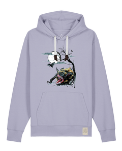 bio-unisex-medium fit-hoodie-fledermaus-stsu177-lavender-weiße kordel-front