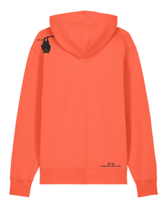 bio-unisex-medium fit-hoodie-fledermaus-stsu177-mandarine-weiße kordel-back