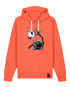 bio-unisex-medium fit-hoodie-fledermaus-stsu177-mandarine-weiße kordel-front
