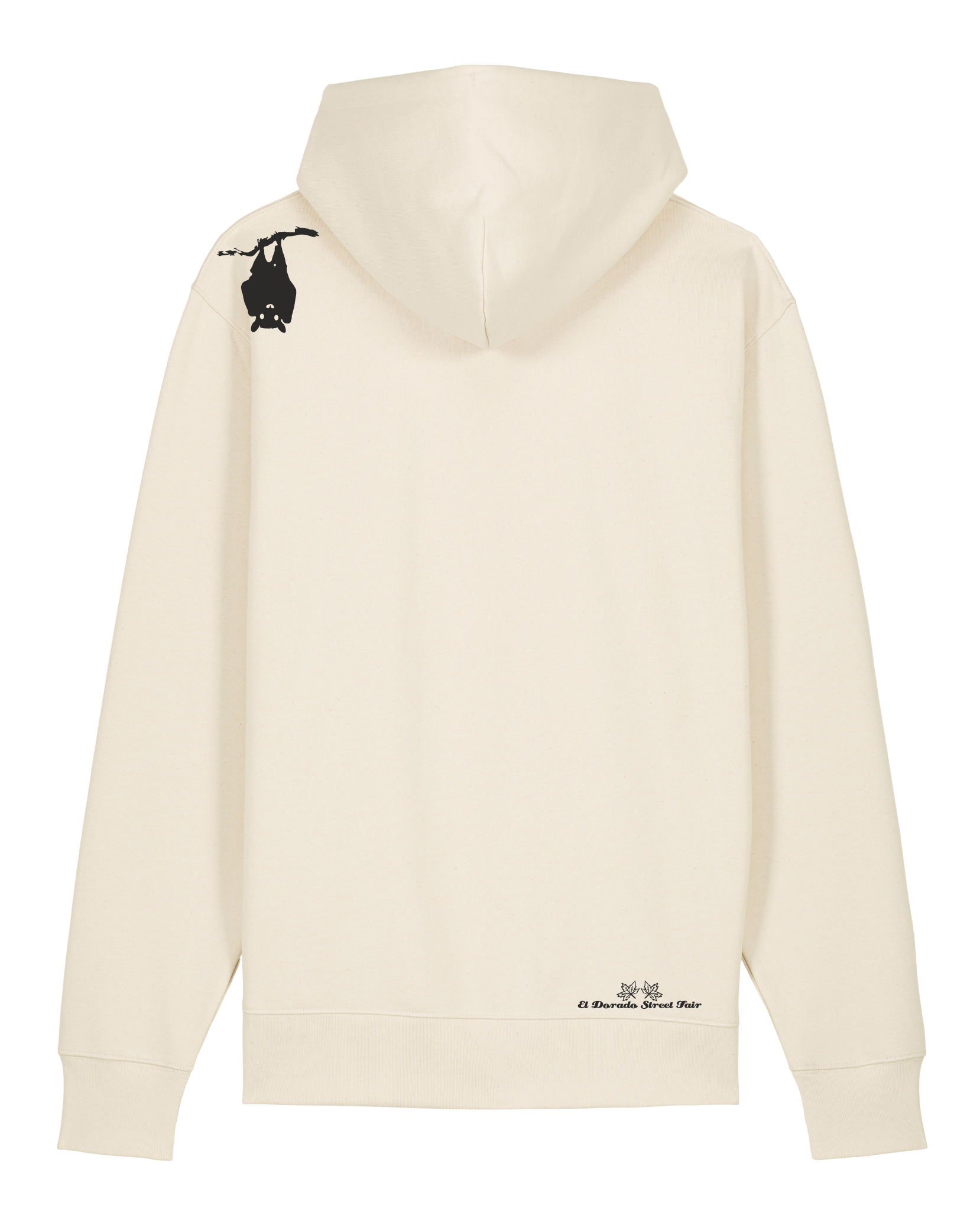 bio-unisex-medium fit-hoodie-fledermaus-stsu177-natur-weiße kordel-back