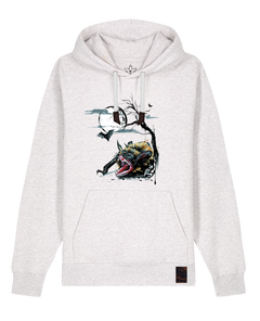 bio-unisex-medium fit-hoodie-fledermaus-stsu177-rennmaus-weiße kordel-front