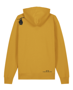 bio-unisex-medium fit-hoodie-fledermaus-stsu177-senf-weiße kordel-back