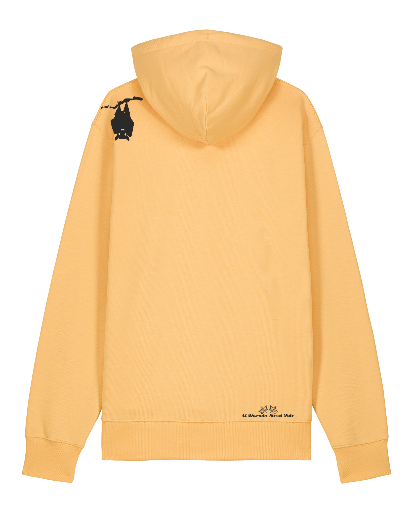 bio-unisex-medium fit-hoodie-fledermaus-stsu177-senfkorn-weiße kordel-back