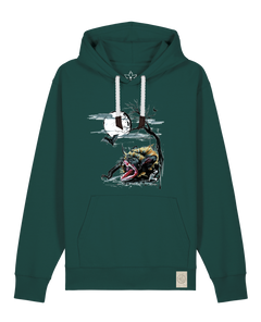 bio-unisex-medium fit-hoodie-fledermaus-stsu177-spirulina-weiße kordel-front