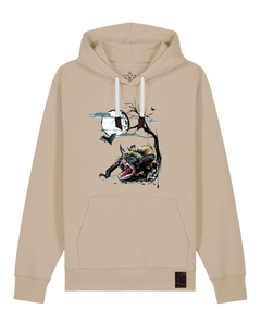 bio-unisex-medium fit-hoodie-fledermaus-stsu177-treibsand-weiße kordel-front