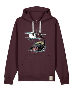bio-unisex-medium fit-hoodie-fledermaus-stsu177-zartbitter-weiße kordel-front