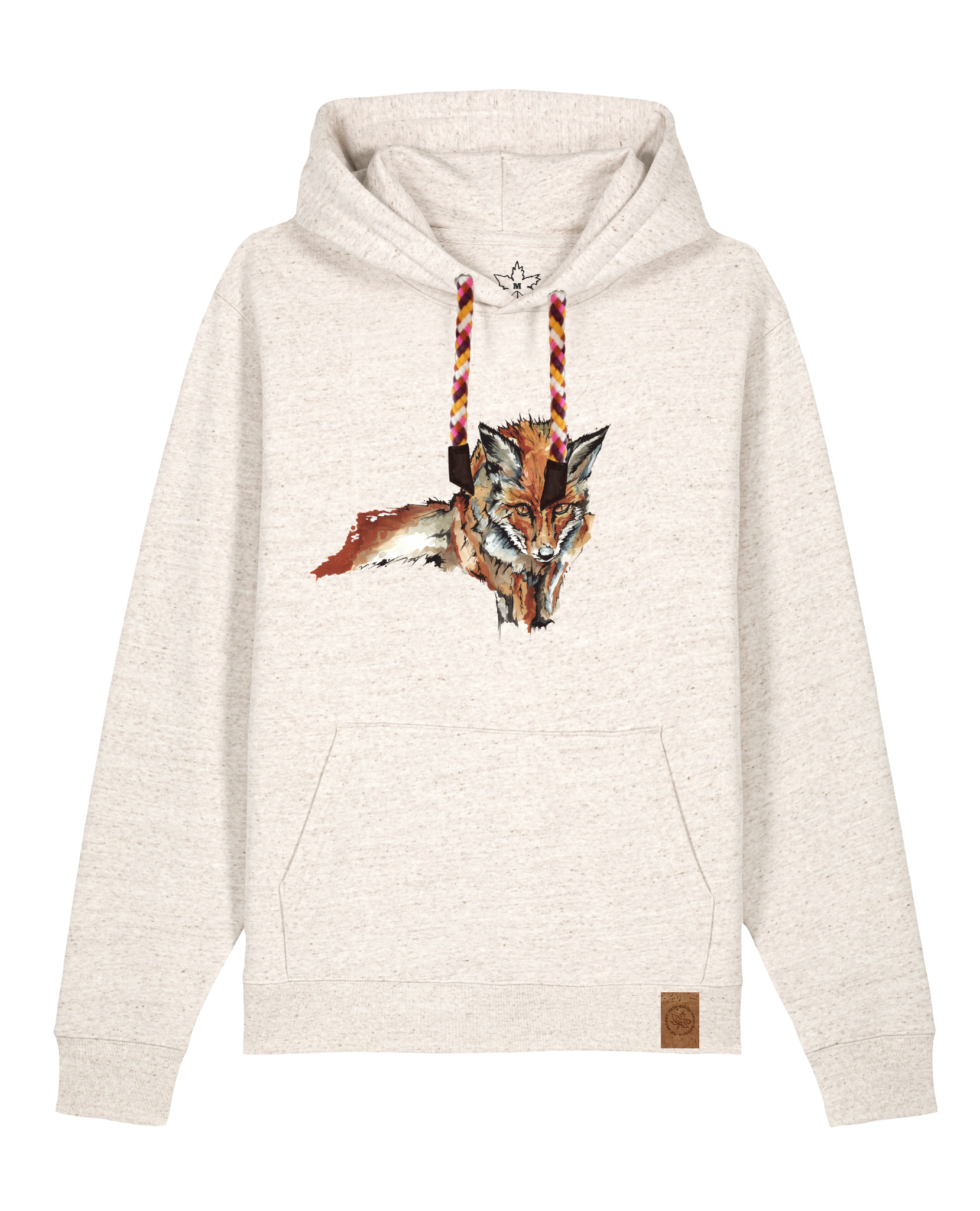 bio-unisex-medium fit-hoodie-fox views-stsu177-elbsandstein-rote kordel-front