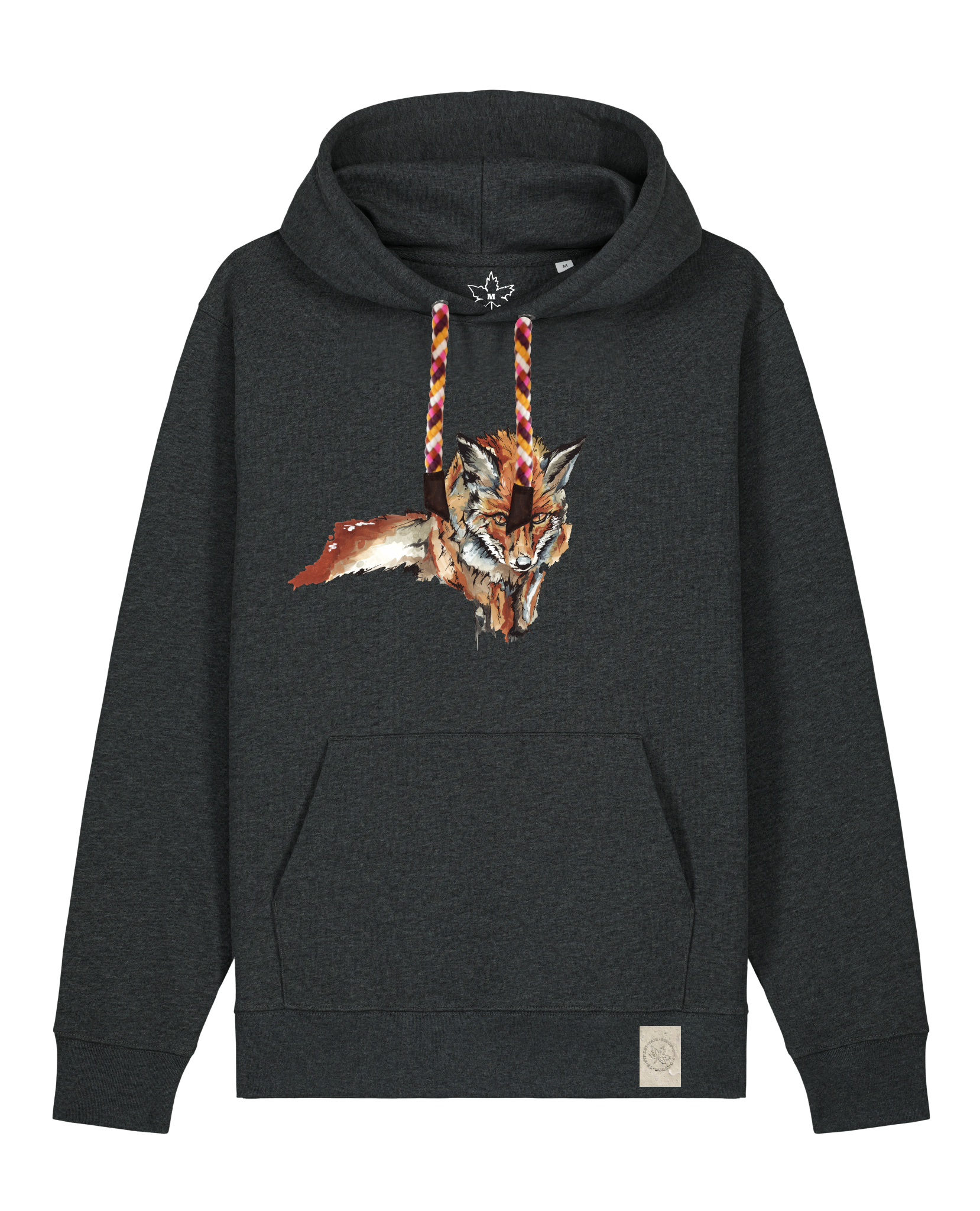 bio-unisex-medium fit-hoodie-fox views-stsu177-elephant-rote kordel-front
