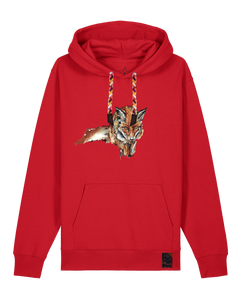 bio-unisex-medium fit-hoodie-fox views-stsu177-erdbeere-rote kordel-front