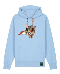 bio-unisex-medium fit-hoodie-fox views-stsu177-lagune-rote kordel-front