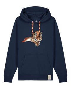 bio-unisex-medium fit-hoodie-fox views-stsu177-marine-rote kordel-front