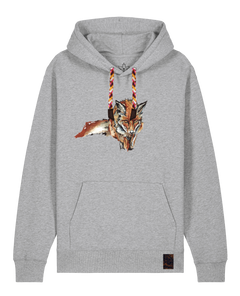 bio-unisex-medium fit-hoodie-fox views-stsu177-mausgrau-rote kordel-front