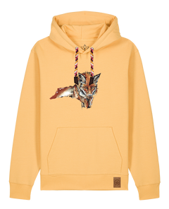 bio-unisex-medium fit-hoodie-fox views-stsu177-senfkorn-rote kordel-front