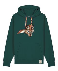 bio-unisex-medium fit-hoodie-fox views-stsu177-spirulina-rote kordel-front
