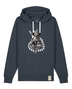 bio-unisex-medium fit-hoodie-froschkönig-stsu177-blaubeernacht-weiße kordel-front