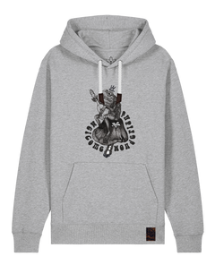 bio-unisex-medium fit-hoodie-froschkönig-stsu177-mausgrau-weiße kordel-front