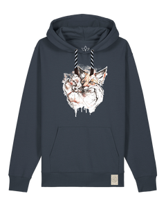 bio-unisex-medium fit-hoodie-fuchspaar-stsu177-blaubeernacht-sw kordel-front