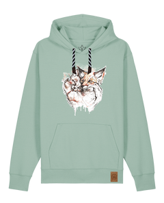 bio-unisex-medium fit-hoodie-fuchspaar-stsu177-eukalyptus-sw kordel-front