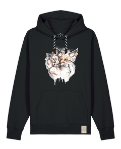 bio-unisex-medium fit-hoodie-fuchspaar-stsu177-schwarz-sw kordel-front