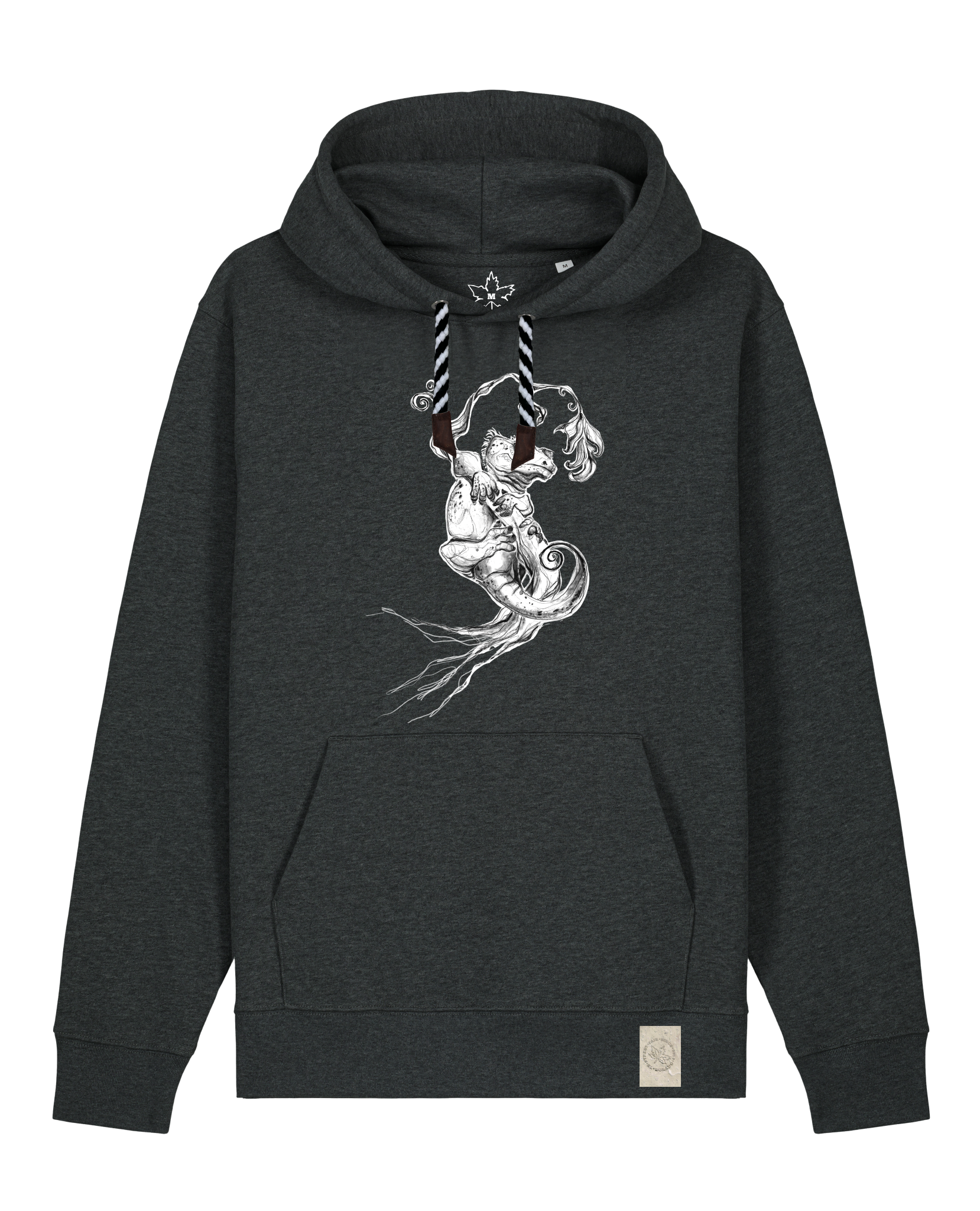 bio-unisex-medium fit-hoodie-gecko-stsu177-elephant-sw kordel-front