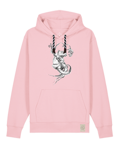bio-unisex-medium fit-hoodie-gecko-stsu177-flamingo-sw kordel-front