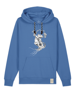 bio-unisex-medium fit-hoodie-gecko-stsu177-hortensie-sw kordel-front