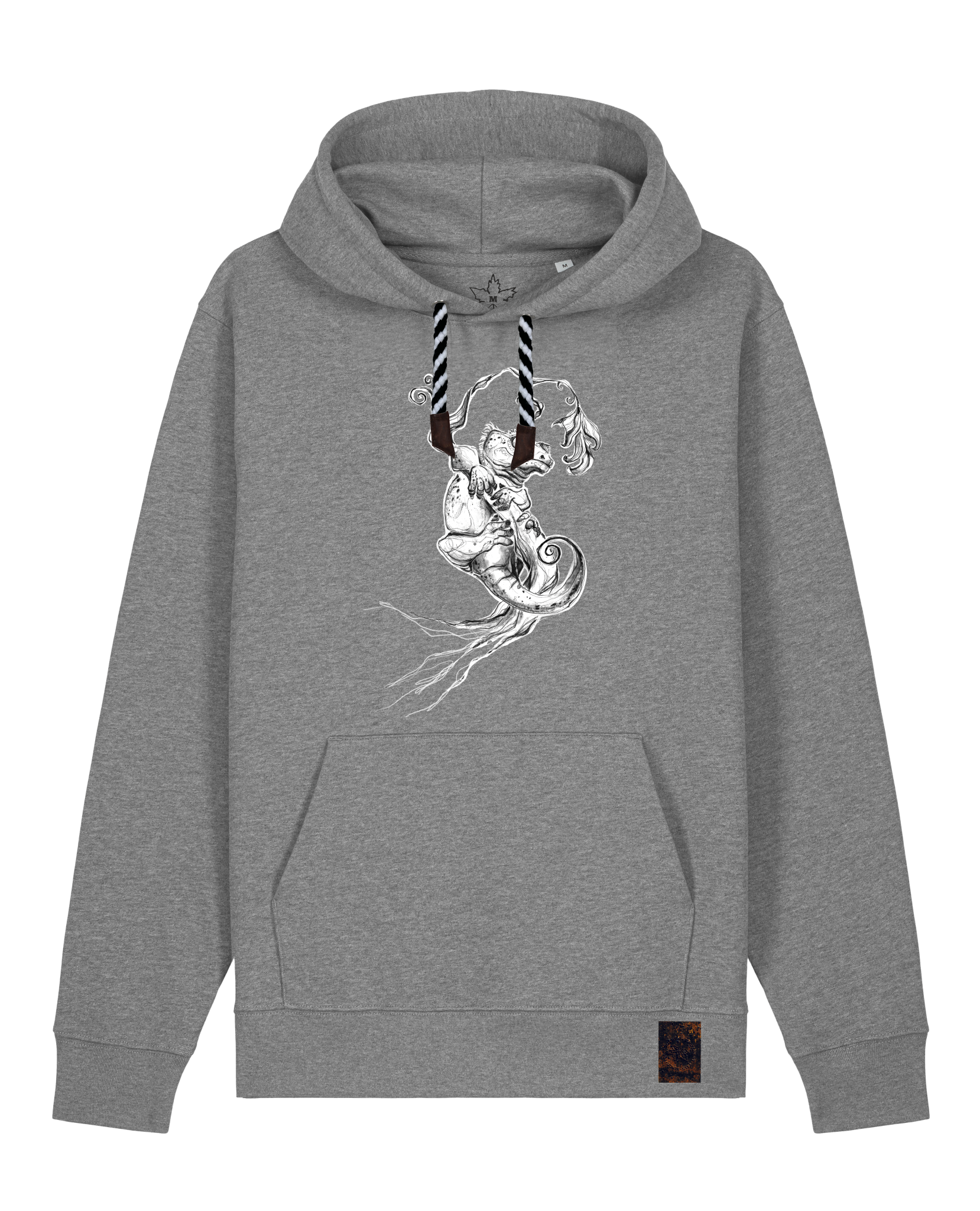 bio-unisex-medium fit-hoodie-gecko-stsu177-opossum-sw kordel-front