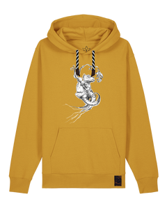 bio-unisex-medium fit-hoodie-gecko-stsu177-senf-sw kordel-front