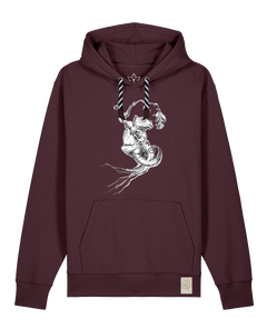 bio-unisex-medium fit-hoodie-gecko-stsu177-zartbitter-sw kordel-front